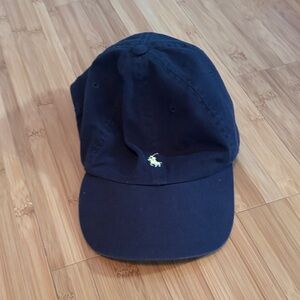 Polo by Ralph Lauren Dark Blue Hat with Yellow Logo